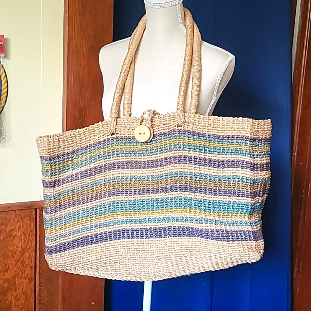 Rattan Woven Bag. EXTRA LARGE SIZE ⛱️🌞🌴🌻